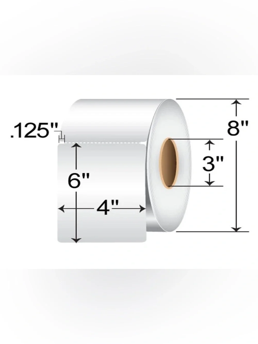 Thermal Receipt Paper Roll - White 920 ct